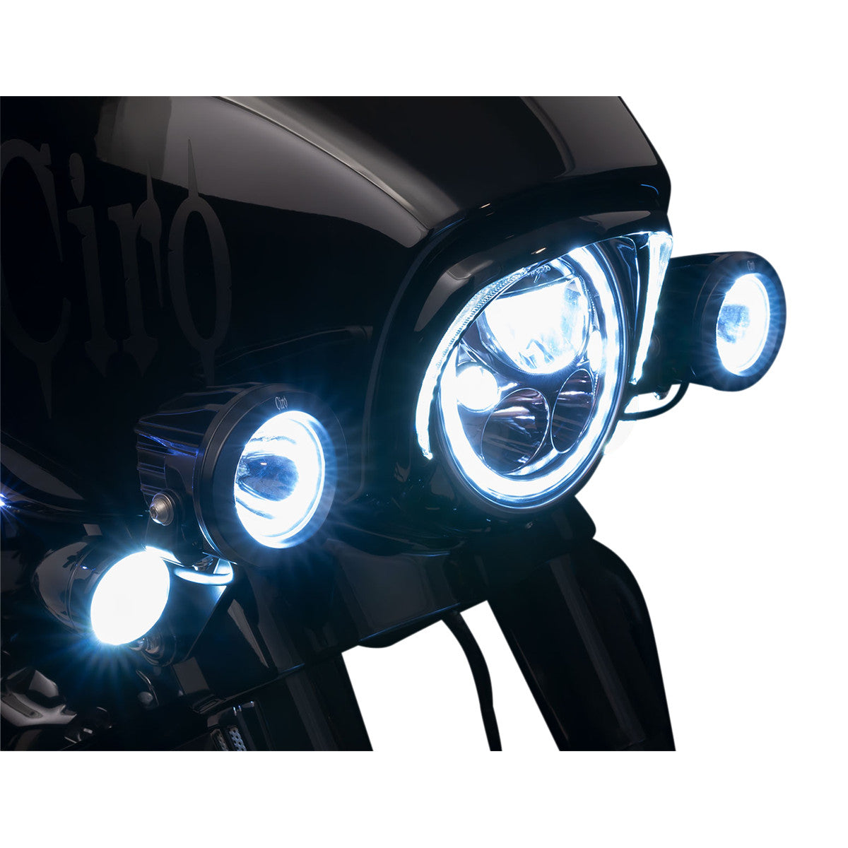 Tac-10 Light Cannons For Harley Davidson