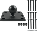 RAM MOUNT RAM MOUNT MOTORCYCLE BRAKE/CLUTCH RESERVOIR COVER BASES WITH 1" BALL CENTERED BASE RES COVER B-345