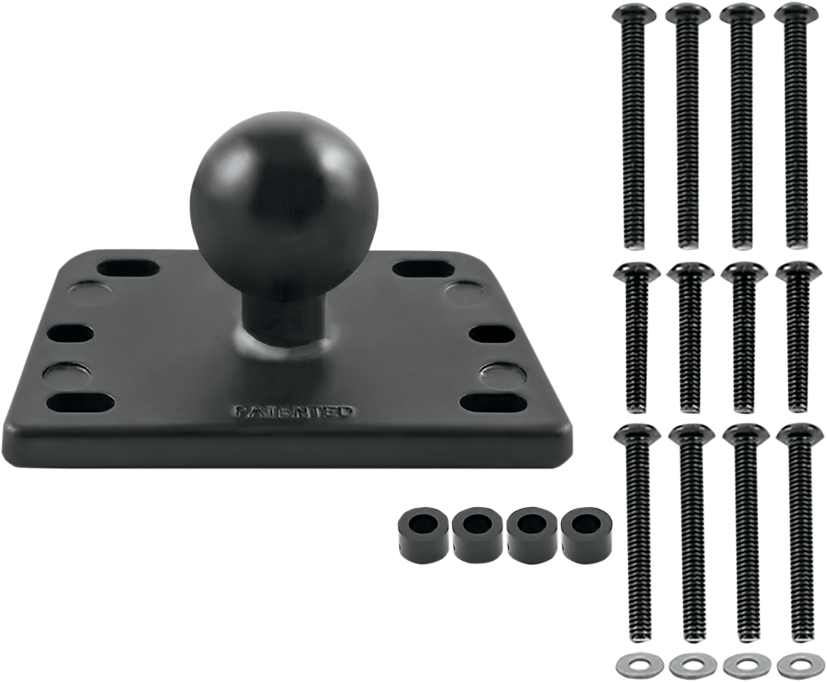 RAM MOUNT RAM MOUNT MOTORCYCLE BRAKE/CLUTCH RESERVOIR COVER BASES WITH 1" BALL CENTERED BASE RES COVER B-345