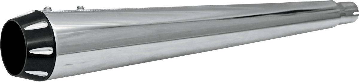 BASSANI XHAUST ROAD RAGE 2-INTO-1 SYSTEMS FOR HARLEY-DAVIDSON  Black/Natural Road Rage Billet End Cap