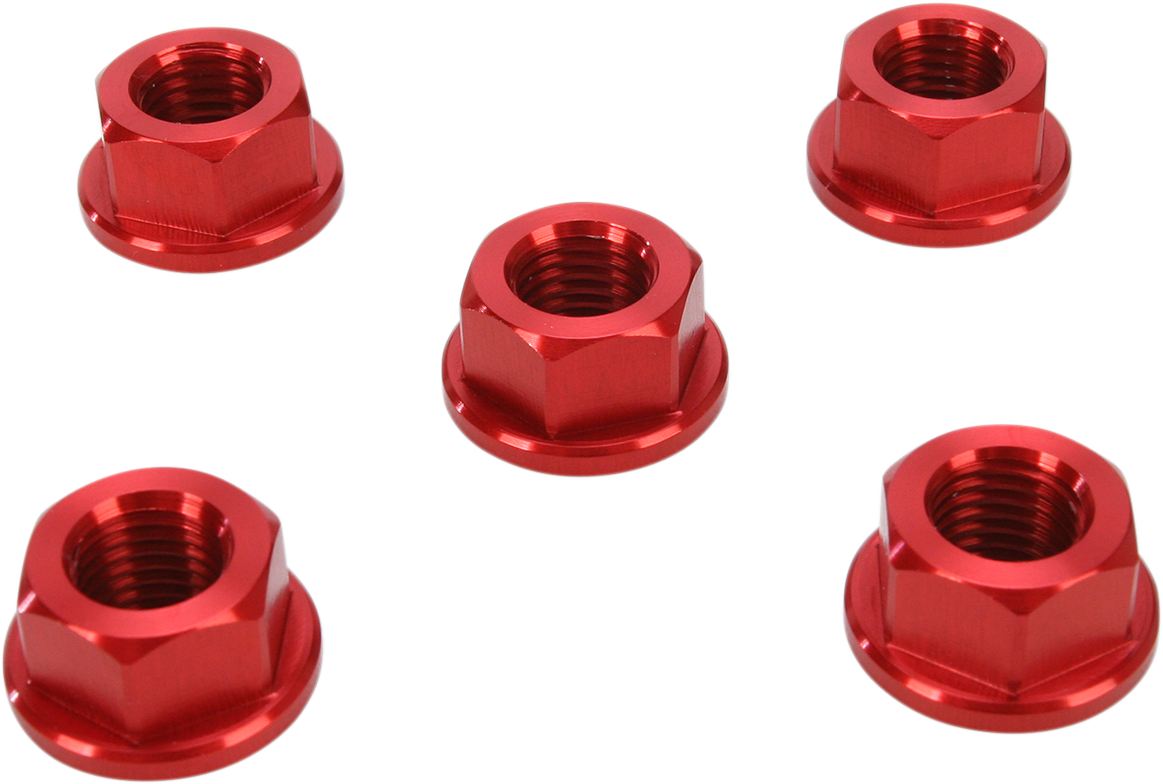 DRIVEN RACING SPROCKET NUTS SPKT NUT ALM 10X1.25 RED