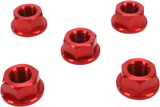 DRIVEN RACING SPROCKET NUTS SPKT NUT ALM 10X1.25 RED