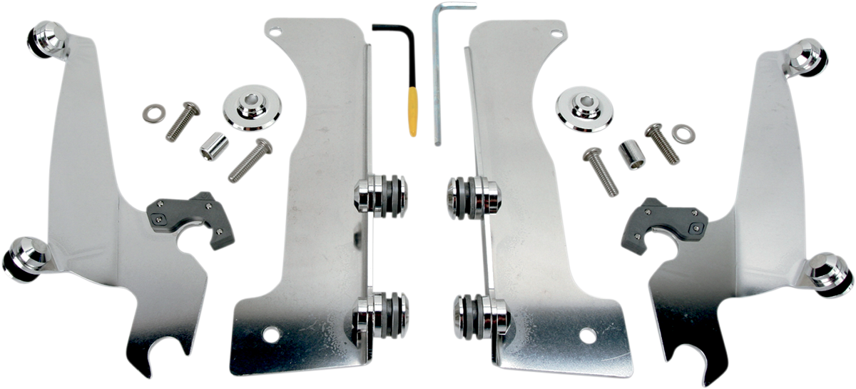 MEMPHIS SHADES METRIC NO-TOOL TRIGGER-LOCK MOUNT KITS FOR SPORTSHIELDS MNT KIT SS YAM STRATOLINR