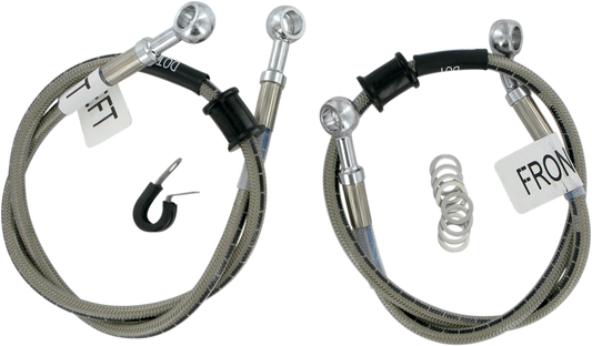 RUSSELL CYCLEFLEX™ BRAKE LINES FR 2LN RACE KIT 91-01 YAM