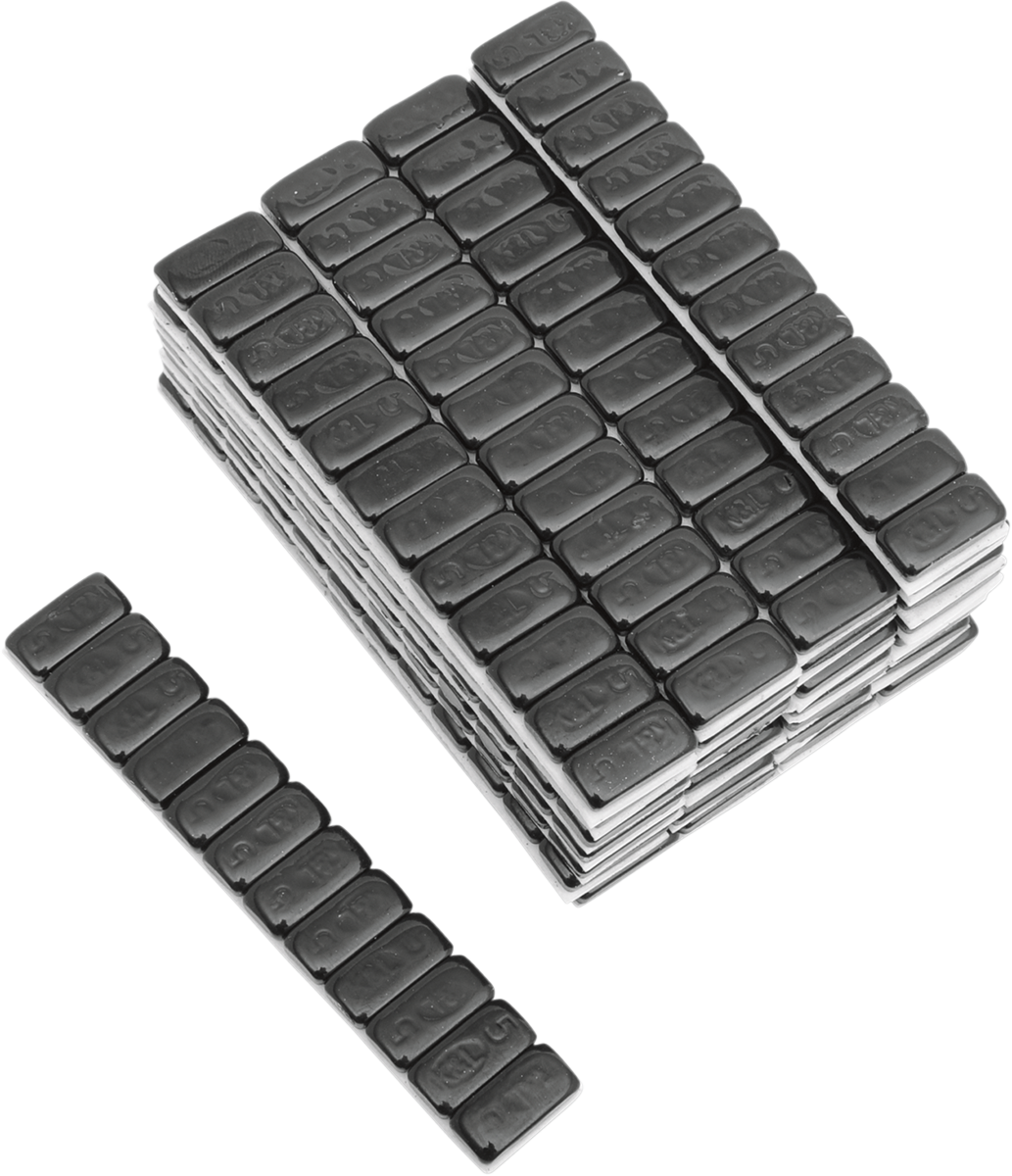 K&L SUPPLY QUICKSTICK WHEEL WEIGHTS STEEL STICK-ON 5GR BLK