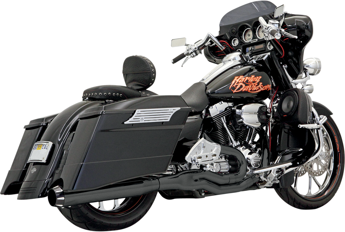 BASSANI XHAUST ROAD RAGE II B1 POWER 2-INTO-1 SYSTEMS FOR HARLEY-DAVIDSON 1995 - 2013 Black Road Rage II B1 Power 2-Into-1 System