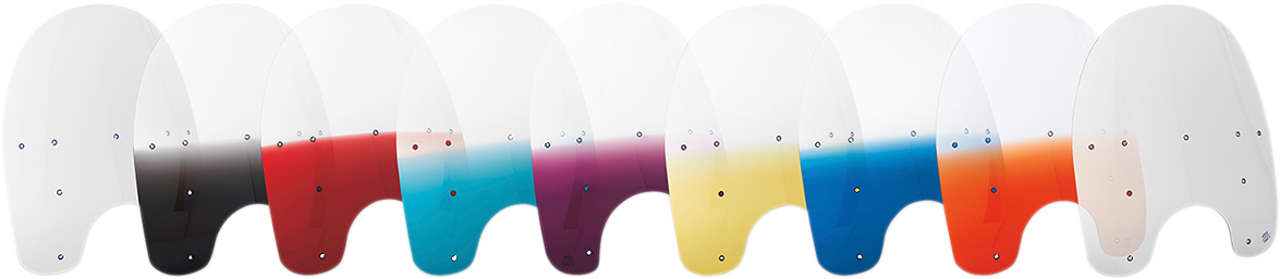 MEMPHIS SHADES METRIC REPLACEMENT PLASTIC FOR MEMPHIS SHADES WINDSHIELDS 15FATS,9LT,PLASTIC-CLEAR