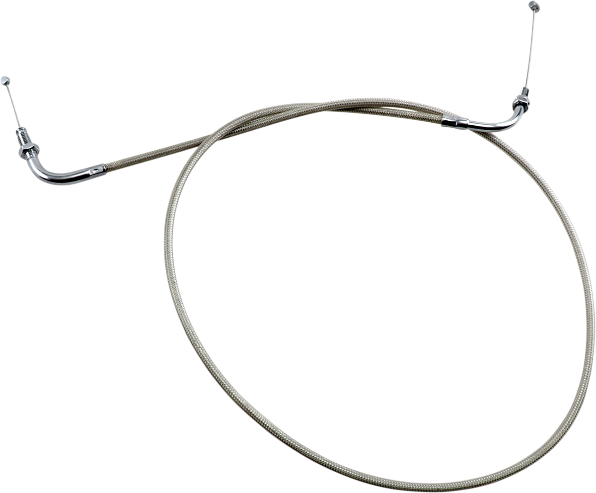 MOTION PRO ARMOR COAT BRAIDED STAINLESS STEEL CABLES CABLE THRTL PUSH S/S YAM