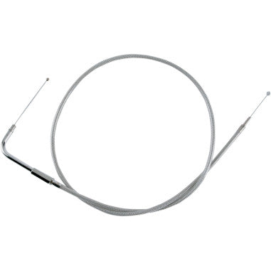BRAIDED AND BLACK VINYL THROTTLE AND IDLE CABLES FOR HARLEY-DAVIDSON