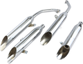 COBRA COMPLETE SLIP-ON MUFFLERS FOR METRIC CRUISERS BLVD MUFFLR VF750CR SLASH