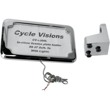IN-CLOSE LICENSE PLATE HOLDERS FOR HARLEY-DAVIDSON