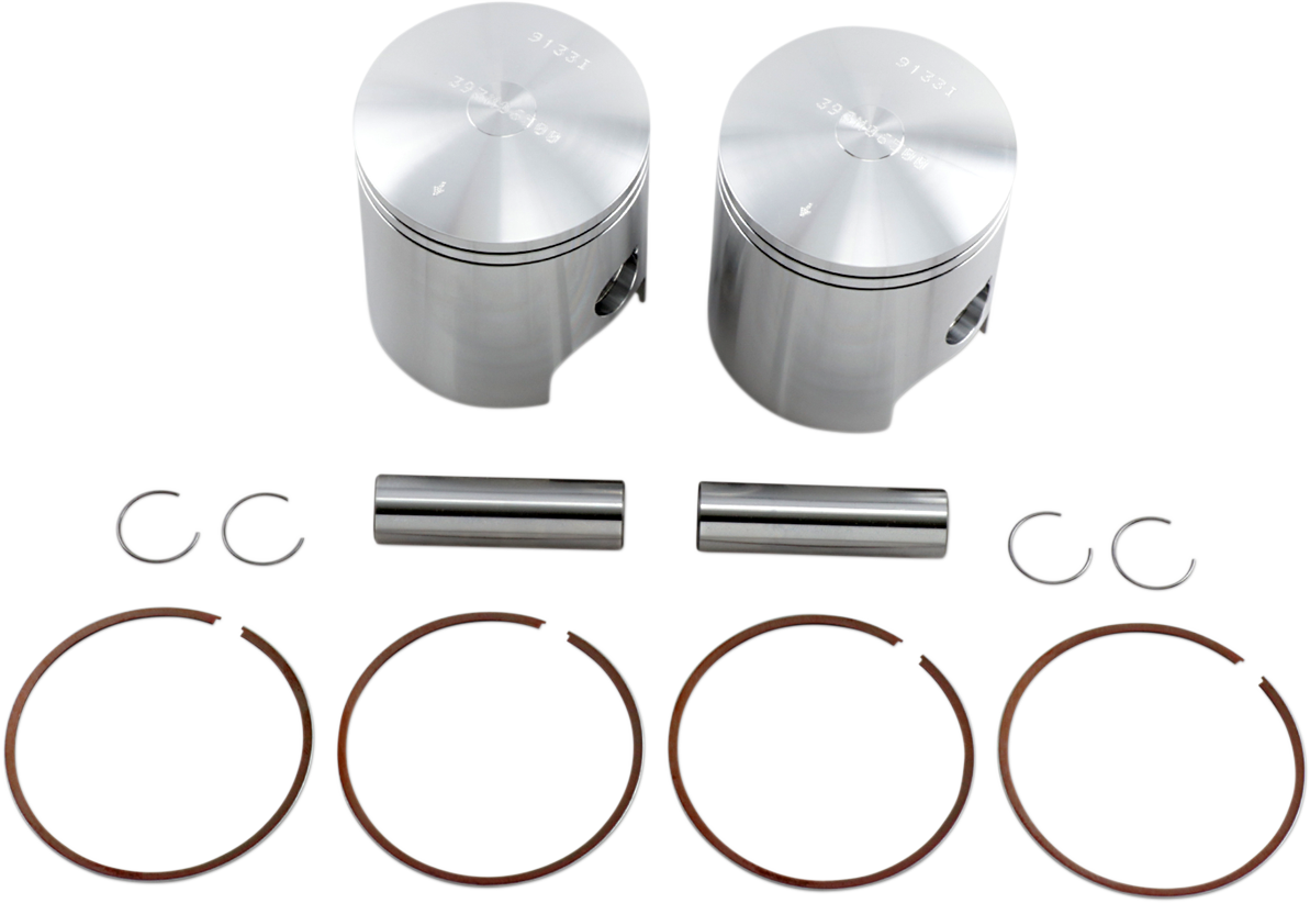 WISECO FORGED PISTON KITS PISTON KIT RD350/400 65MM