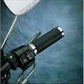 TEXTURED BLACK RUBBER GRIPS FOR HARLEY-DAVIDSON