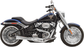 BASSANI XHAUST ROAD RAGE GEN II 2-INTO-1 SYSTEMS FOR HARLEY-DAVIDSON 2018 Chrome/Black/Natural Road Rage 2-Into-1 Exhaust System