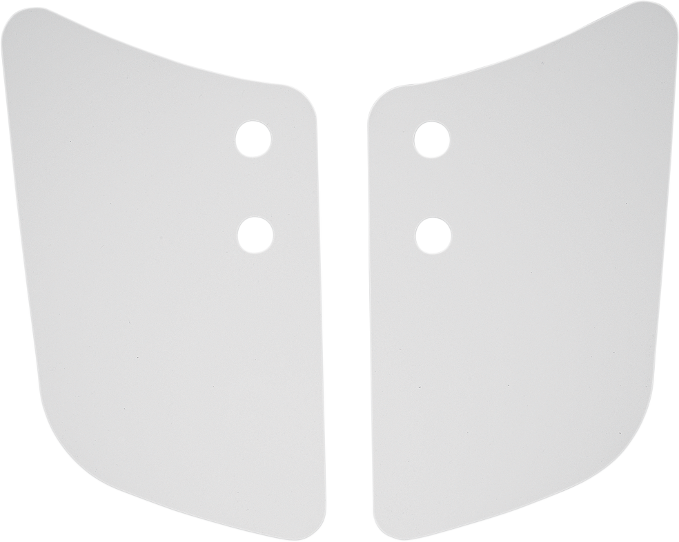 MEMPHIS SHADES METRIC CUSTOM LOWERS PLASTIC AND MOUNTING HARDWARE LOWERS, PLAST, CLEAR