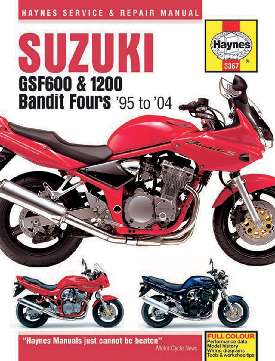 HAYNES MOTORCYCLE REPAIR MANUALS MANUAL HAY SUZ BANDIT