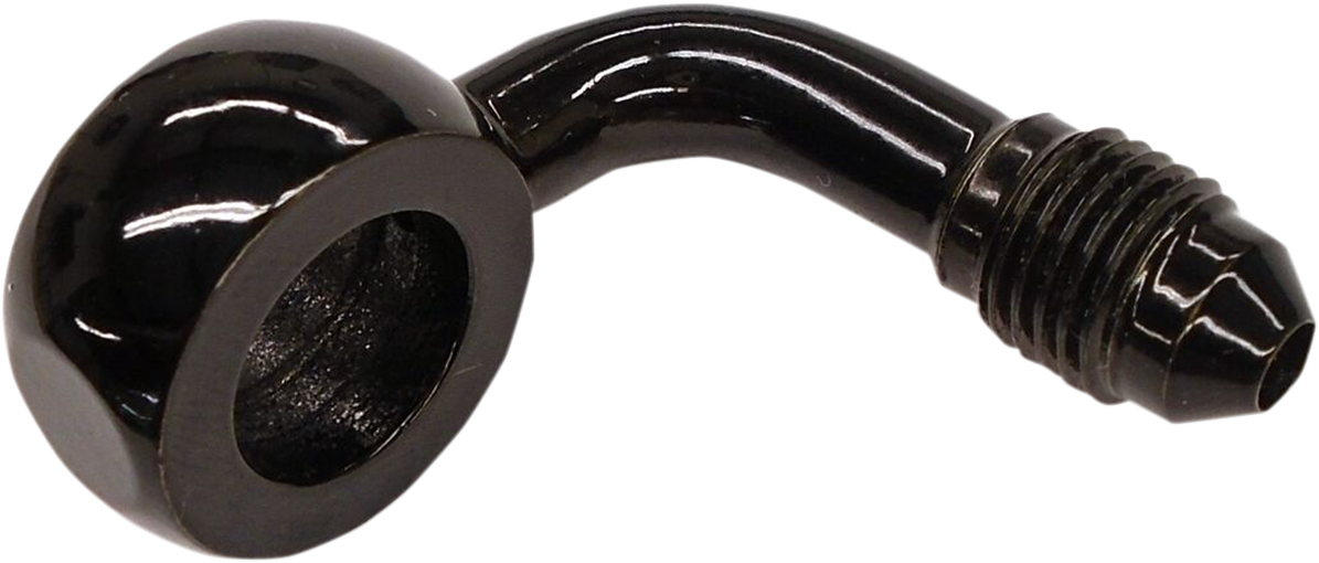 MAGNUM BRAIDED DOT UNIVERSAL BRAKE LINES AND FITTINGS BANJO FITTING AN3 BLACK