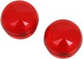 DRAG SPECIALTIES CHROME MARKER LIGHTS RED LENS FOR DS-282040/1