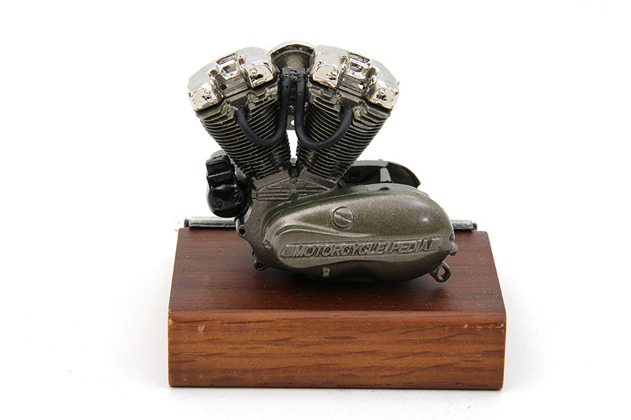 Modello di motore vintage Ironhead Harley-Davidson Sportster da collezione in peltro