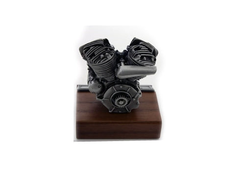 Vintage Collector Pewter Harley-Davidson Flathead 1929-1973 Motor Model