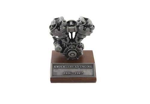 Vintage Collector Pewter Harley-Davidson Knucklehead 1936-1947 Motor Model