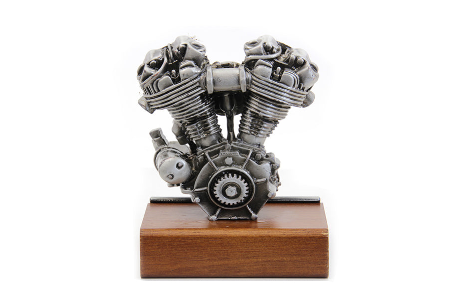 Vintage Collector Pewter Harley-Davidson Knucklehead Motor Model V-Twin MFG