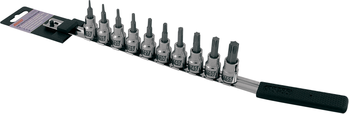 Juego Vasos Punta Torx Professional 3/8” Drive Socket Bit Set