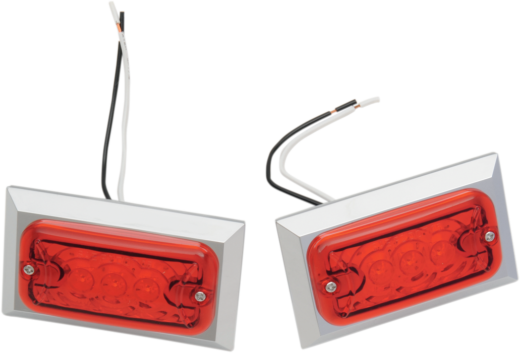 CHRIS PRODUCTS MARKER LIGHTS MARKER LED DUAL RED 2PK