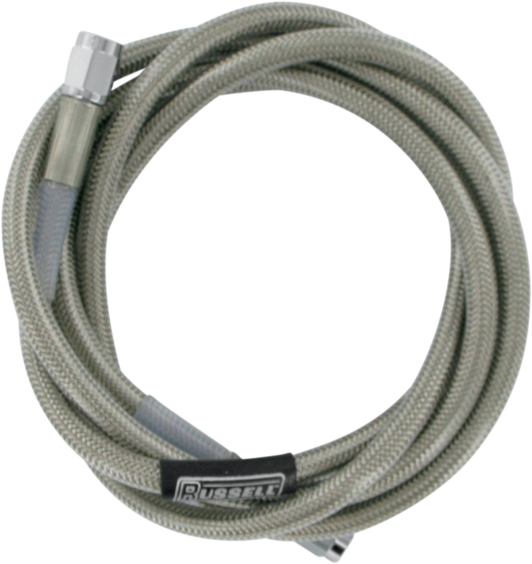 RUSSELL UNIVERSAL BRAIDED STAINLESS STEEL BRAKE LINES SS DOT BRAKE LINE 66"W/CL