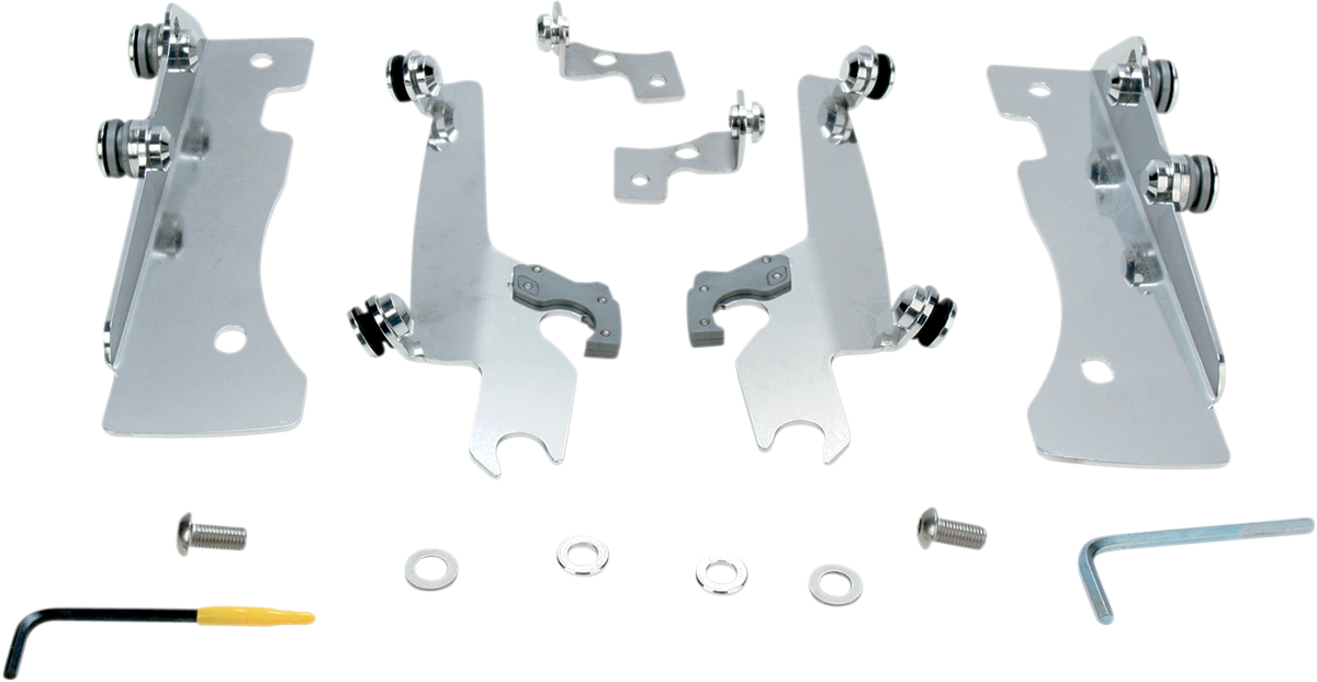 MEMPHIS SHADES METRIC NO-TOOL TRIGGER-LOCK MOUNT KITS FOR SPORTSHIELDS MNT KIT TL S/S XV1600/17