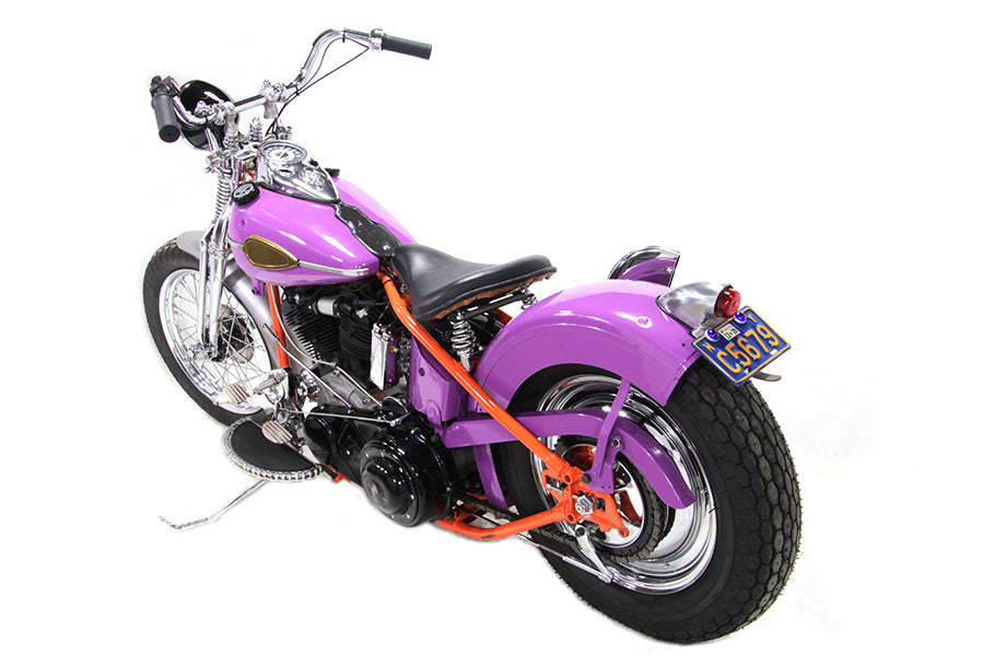 16" Vorder- und Hinterradabdeckungssatz Chrom für Harley-Davidson 1937-1971