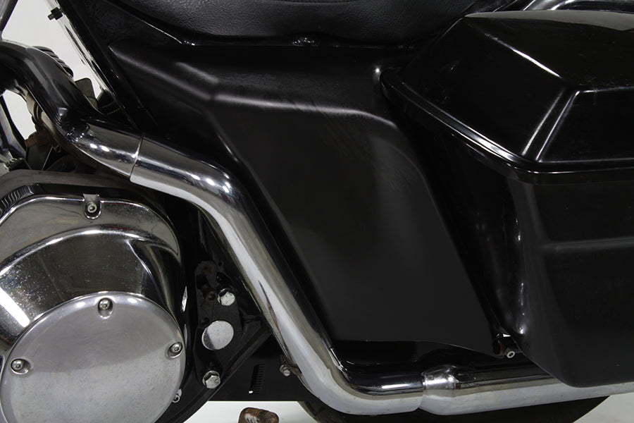 Coperture di lato allungate personalizzate Primed per Harley-Davidson Touring 1997-2008