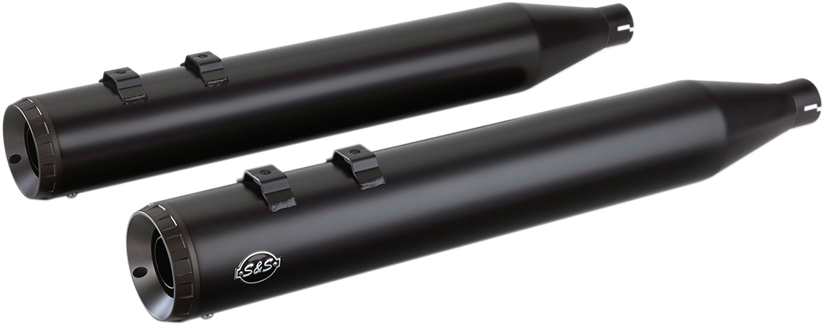 Colas Escape Para Harley-Davidson Touring S&S Grand National 4" Mufflers Black