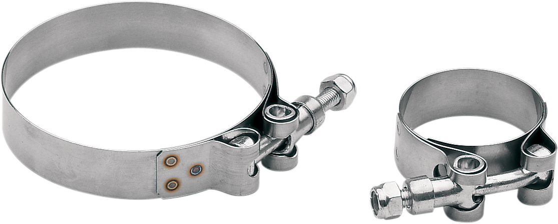 COBRA STAINLESS STEEL T-BOLT EXHAUST CLAMPS STANLSS T-BOLT CLAMP 1.25