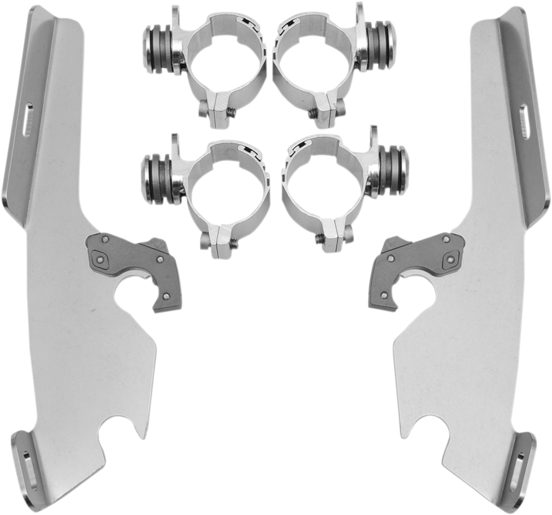 MEMPHIS SHADES METRIC NO-TOOL TRIGGER-LOCK MOUNT KITS FOR FATS/SLIM MNT KIT FS STATELINE SABR