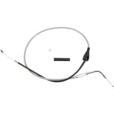 BRAIDED AND BLACK VINYL THROTTLE AND IDLE CABLES FOR HARLEY-DAVIDSON