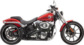 BASSANI XHAUST RADIAL SWEEPERS FOR HARLEY-DAVIDSON 2005 Black Radial Sweepers/Black Slotted Heat Shields