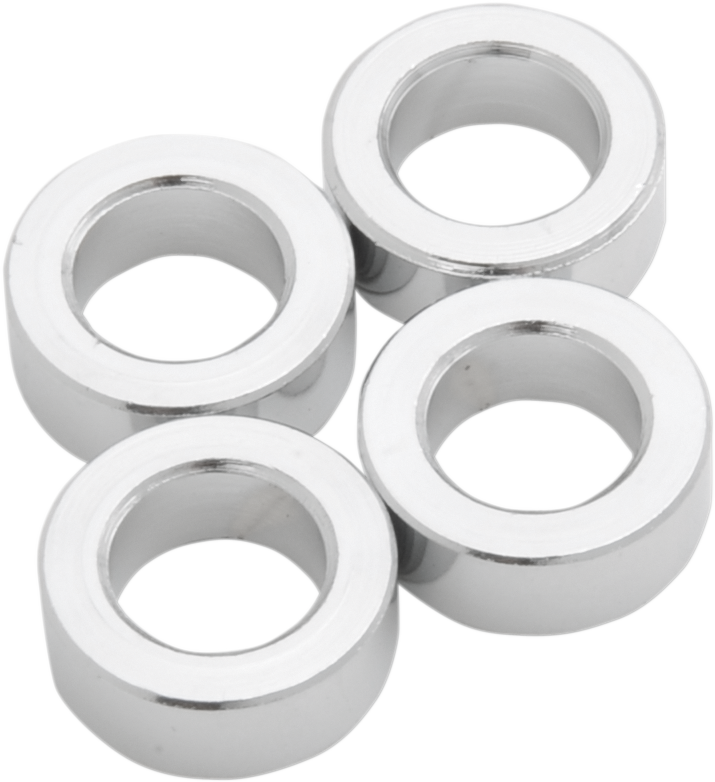 CHRIS PRODUCTS CHROME TURN SIGNAL SPACERS 1/4" CH T/S SPACER (4PK)