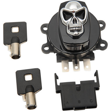 SKULL IGNITION SWITCHES FOR HARLEY-DAVIDSON