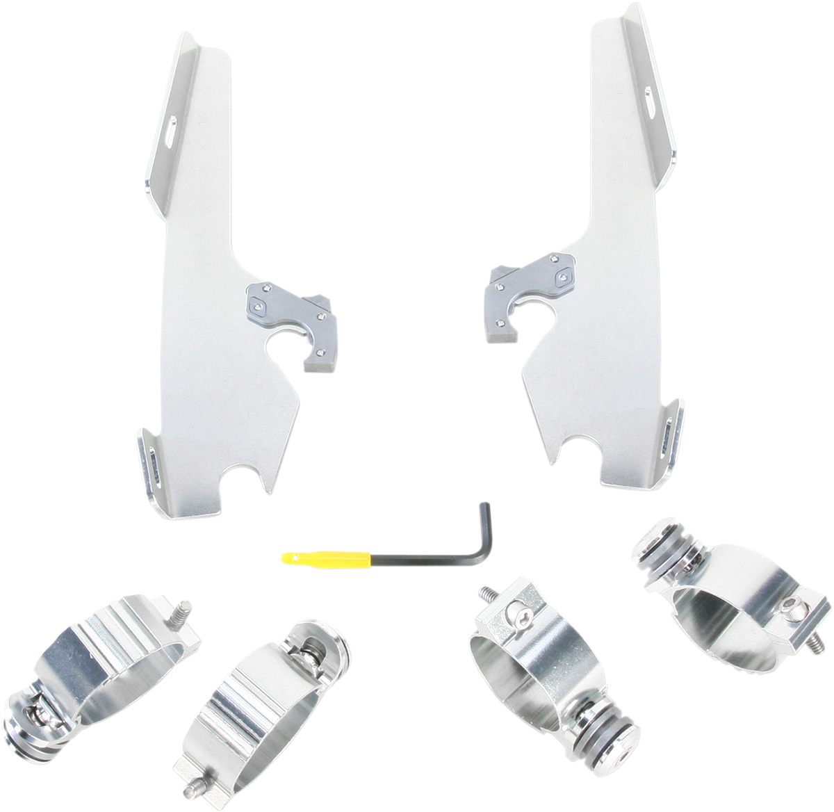 MEMPHIS SHADES METRIC NO-TOOL TRIGGER-LOCK MOUNT KITS FOR FATS/SLIM MOUNT KIT F/S HON FURY