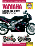 HAYNES MOTORCYCLE REPAIR MANUALS MANUAL FZR600/750/1000