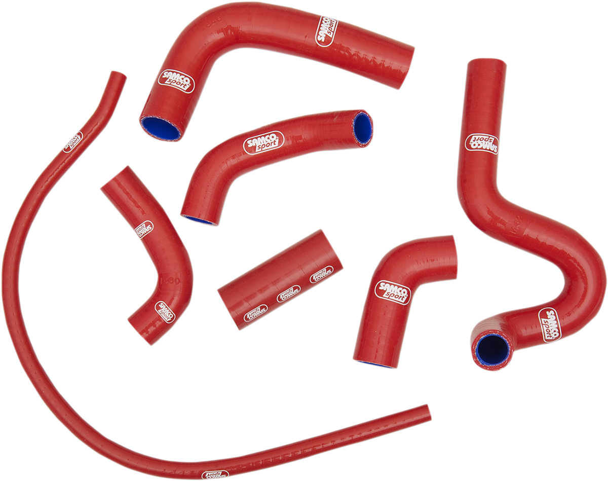 SAMCO SPORT RADIATOR HOSE KITS AND CLAMP KITS RADIATOR HOSE KIT DUC RED