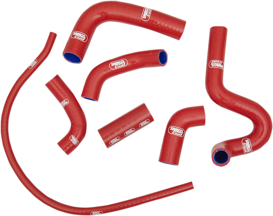 SAMCO SPORT RADIATOR HOSE KITS AND CLAMP KITS RADIATOR HOSE KIT DUC RED