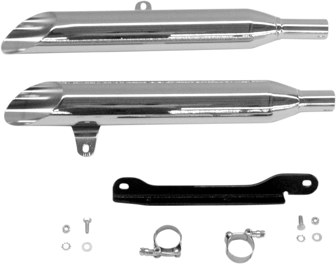 COBRA COMPLETE SLIP-ON MUFFLERS FOR METRIC CRUISERS BLVD MUFF S/C ROADSTAR