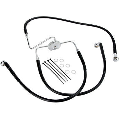 STANDARD LENGTH STAINLESS STEEL BRAKE LINE KITS FOR HARLEY-DAVIDSON