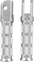 EMGO ANODIZED-ALUMINUM FOOTPEGS FOR SPORTBIKES FOOTPEGS SILVER SUZ-REAR
