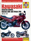 HAYNES MOTORCYCLE REPAIR MANUALS MANUAL KAW EN450/500