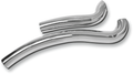 BASSANI XHAUST RADIAL SWEEPERS FOR HARLEY-DAVIDSON 2007 - 2013 Chrome Radial Sweepers Heat Shields
