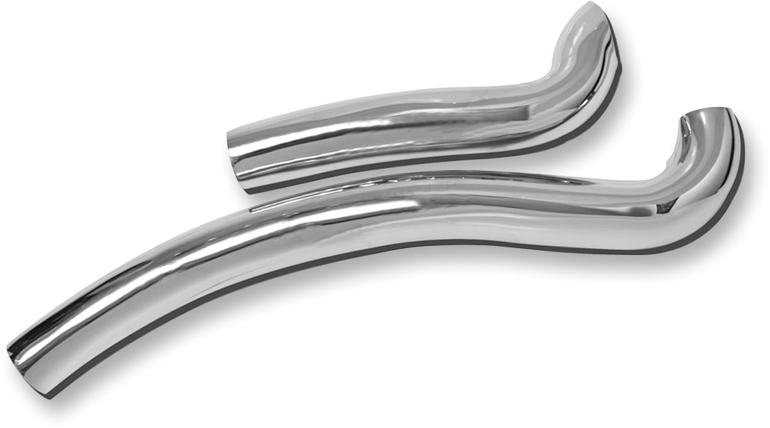 BASSANI XHAUST RADIAL SWEEPERS FOR HARLEY-DAVIDSON 2007 - 2013 Chrome Radial Sweepers Heat Shields