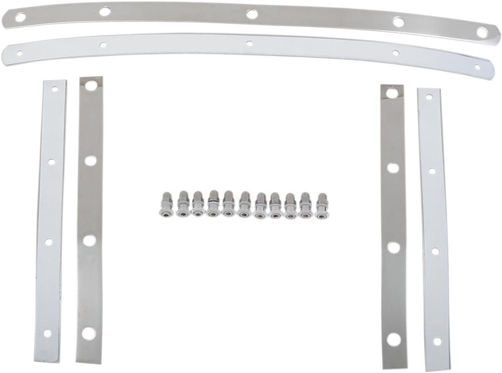 MEMPHIS SHADES METRIC MEMPHIS FATS AND SLIM WINDSHIELD STRAPS HARDWARE/STRAPS SS FATS